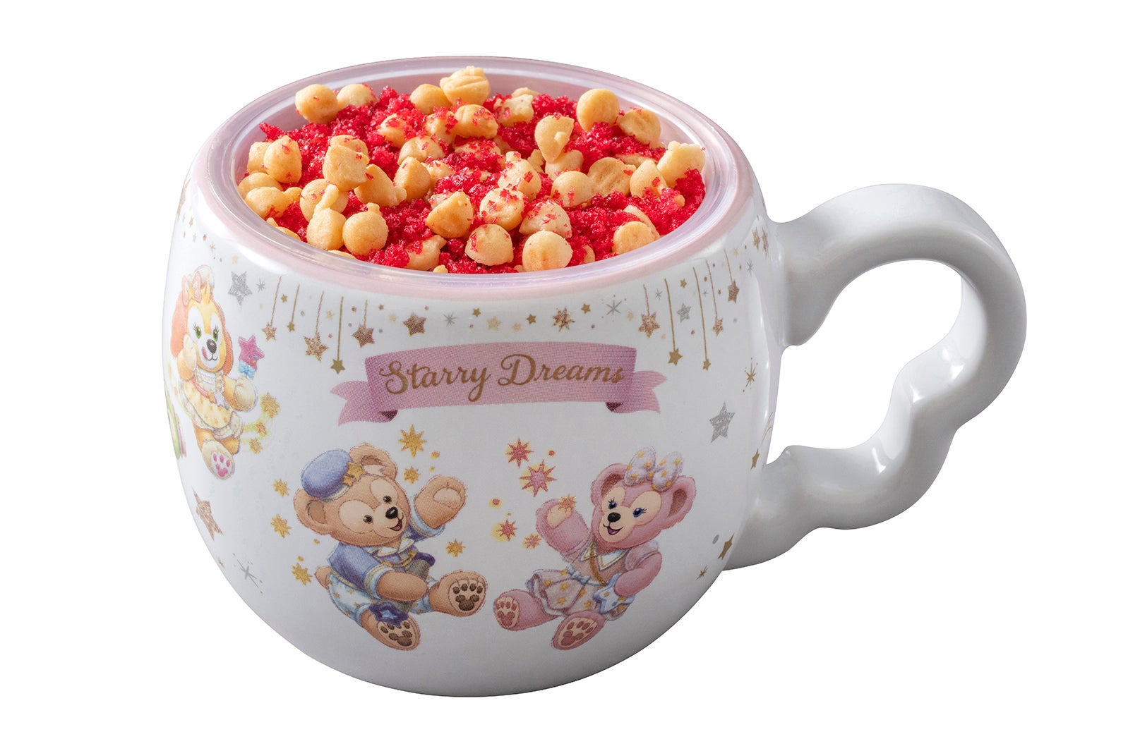 ストロベリー＆ホワイトチョコムース、スーベニアカップ付き940円（C）Disney