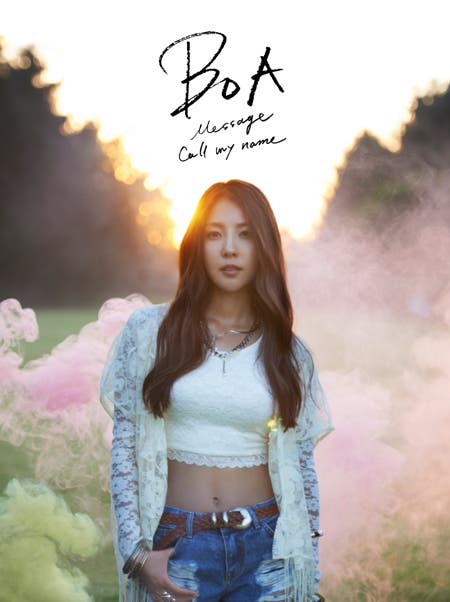 BoA NEW SINGLE「Message/Call my name」(2013年10月23日発売)CD+DVD初回限定盤