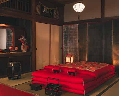 和装体験もできる!千葉の古民家宿「るうふ 遊之家」映画セット風の艶やか空間で撮影会&檜風呂やサウナも