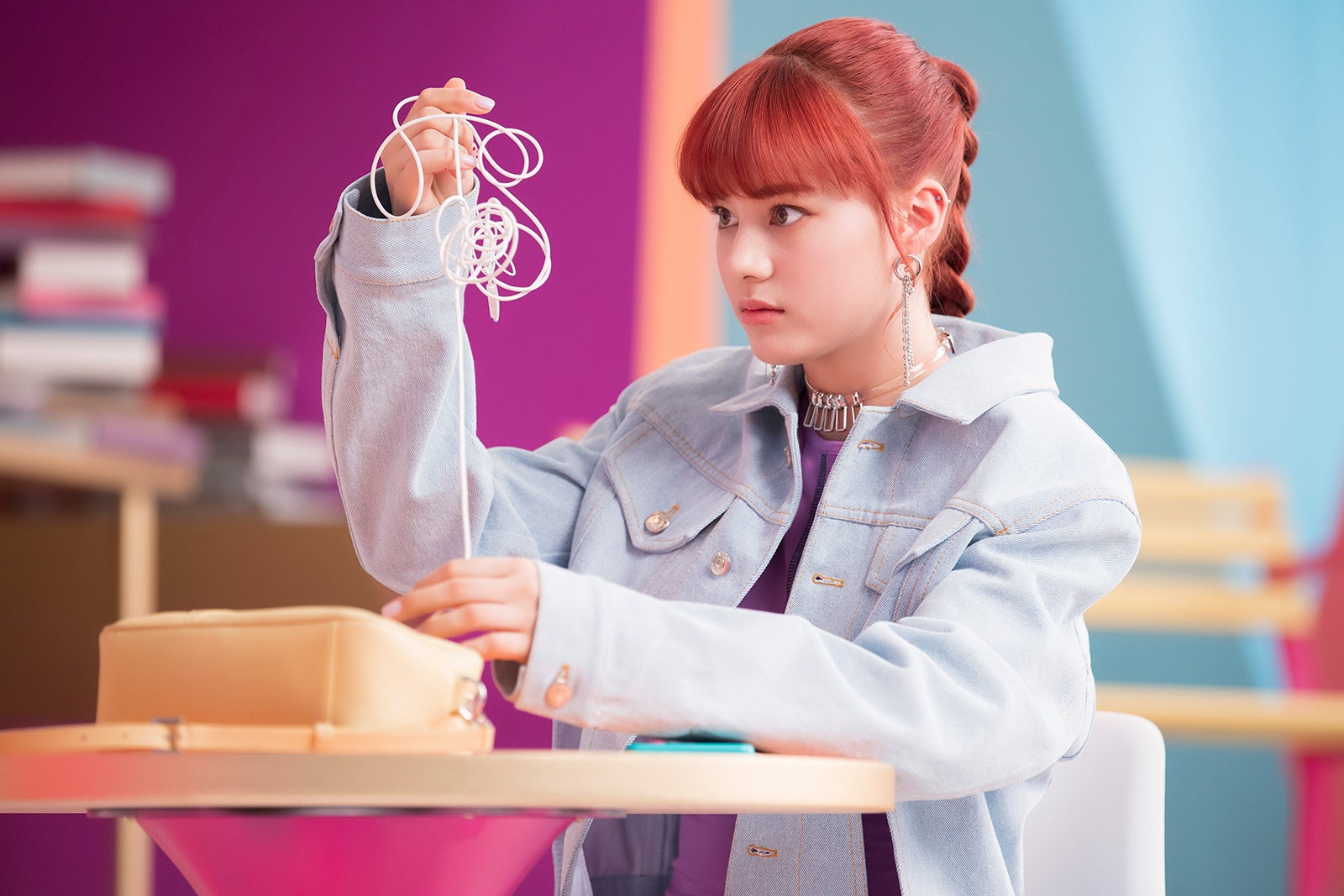 NINA／新WEBムービー「NEWフィッツダンス イヤホン」篇メイキング（提供写真）