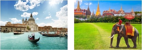 イタリア、タイ／画像提供：AAE Japan