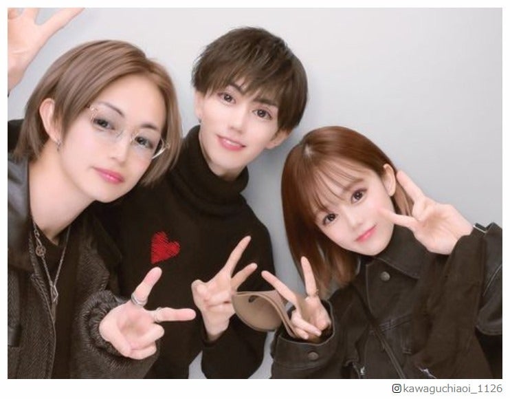 「恋オオカミ」川口葵・綱啓永・樋口晃平、“あおつなへい”3ショットプリクラ公開にファン歓喜