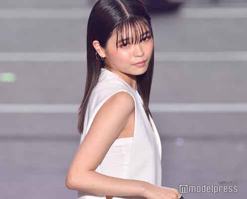 景井ひな、ノースリーブでほっそり二の腕チラリ 洗練された魅力放つ<TGC フェス 山梨 2022>