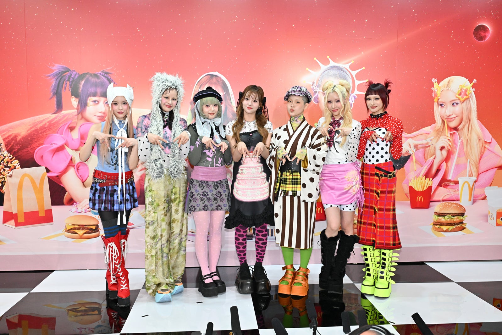 CHISA、HARVEY、HINATA、JURIA、COCONA、MAYA、JURIN（提供写真）