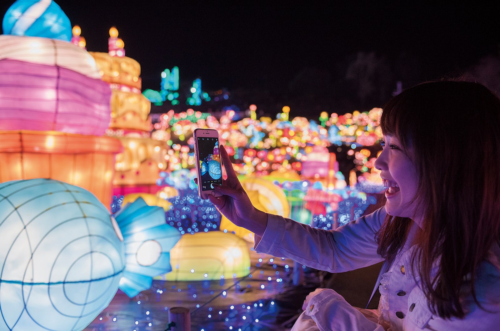 2018年8月末まで開催中の「グランイルミ～3rdシーズン～」／画像提供元：伊豆ぐらんぱる公園