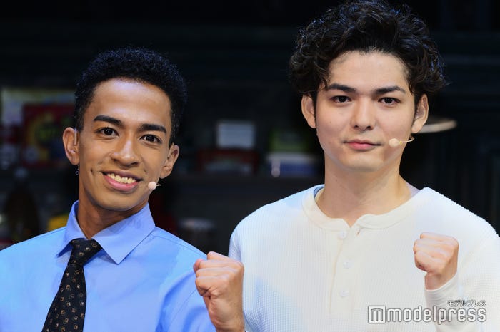 「tick, tick...BOOM!」囲み取材に出席した草間リチャード敬太、薮宏太(C)モデルプレス