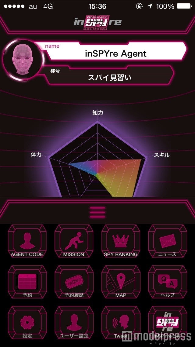 ミッションの進捗や成績を管理／画像提供：サンヒルズ