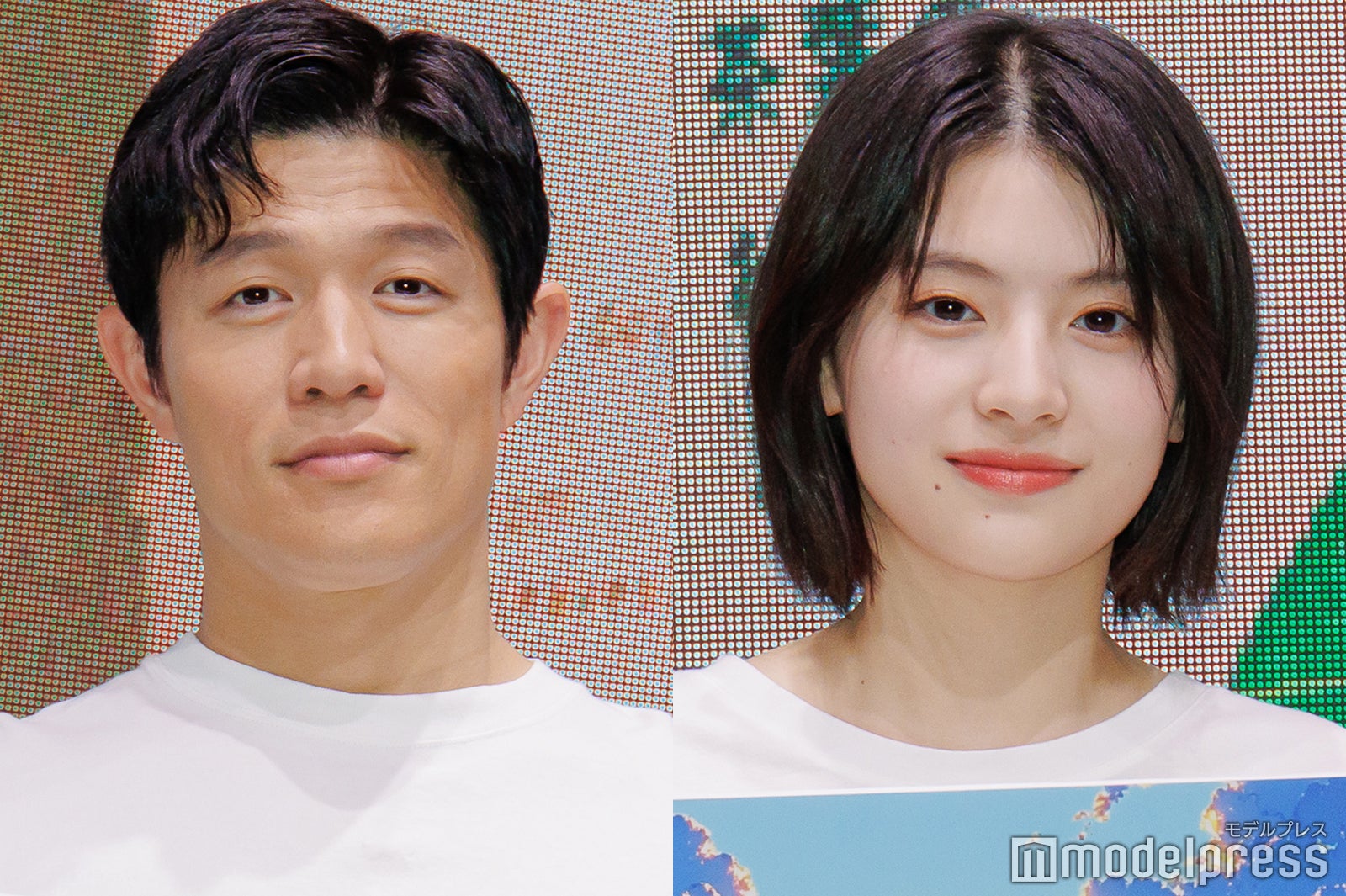 鈴木亮平＆出口夏希、爽やか白Tで登場 “鈴木持ち”伝授「真似して良いですよ」