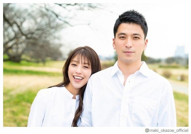 岡副麻希、レーシングドライバー・蒲生尚弥との結婚発表 “密着2ショット”公開