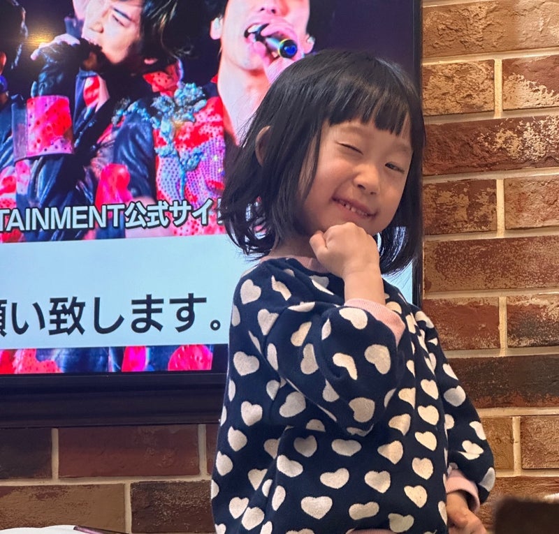 尾形貴弘の愛娘／あいさんオフィシャルブログより