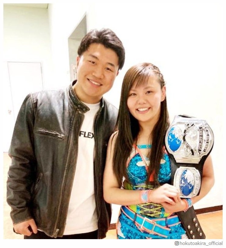 北斗晶、長男・健之介さんの結婚にコメント「まさかの嫁が女子プロレスラー」嫁・門倉凛を紹介