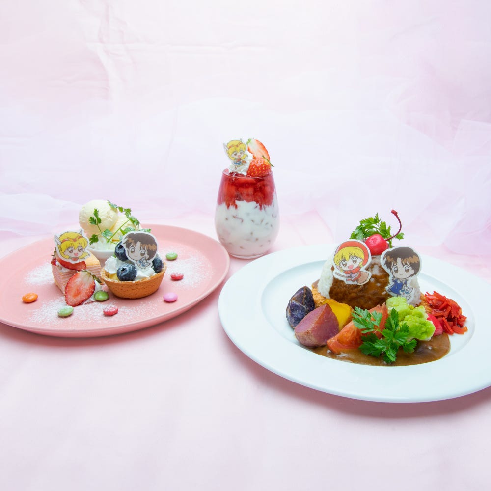 「エターナル少女cafe」赤ずきんチャチャ、満月をさがして…懐かしアニメ5作品のコラボカフェ