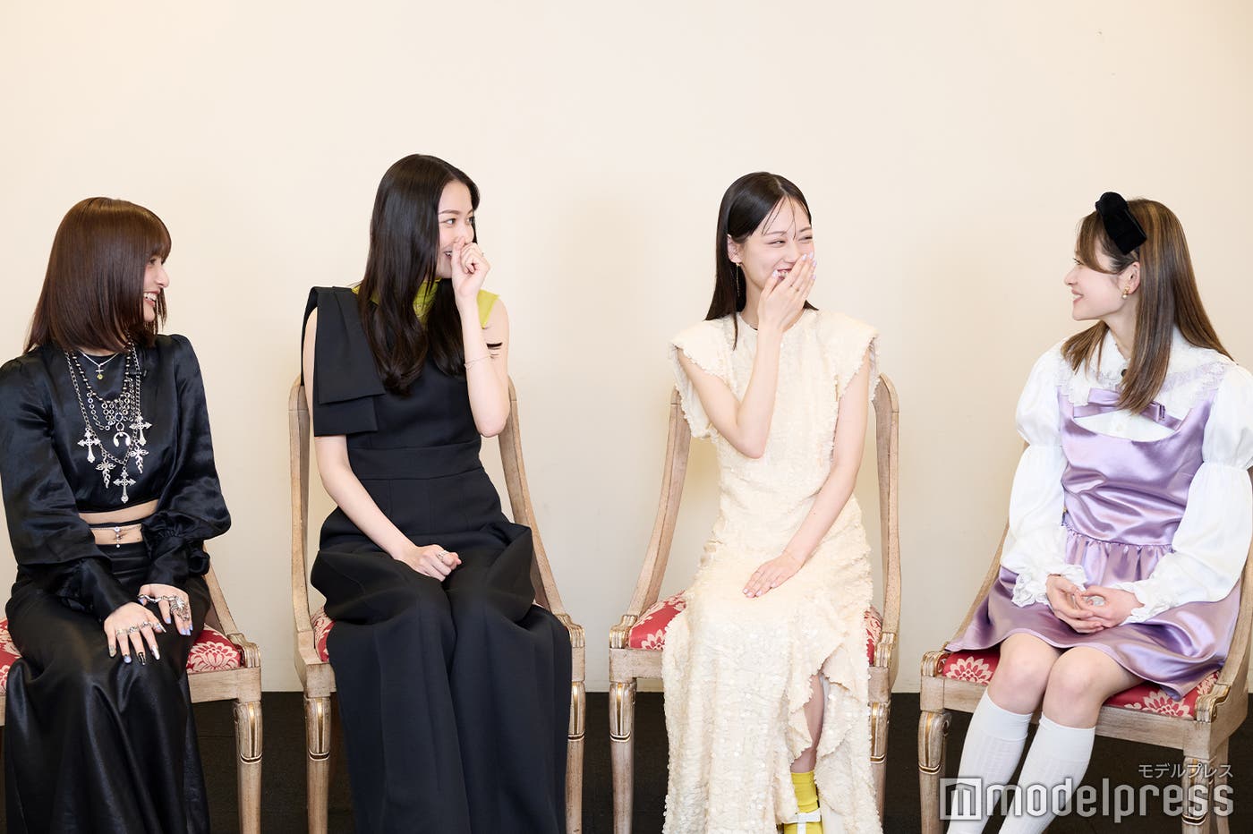 (左から)甲田まひる、茅島みずき、山下美月、月島琉衣(C)モデルプレス