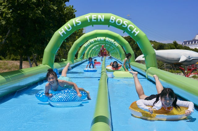 日本最長150mロングスライダー（長崎のみ）／画像提供：ハウステンボス