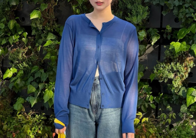 「ブルーニット」1枚あるだけで春コーデがぐっとおしゃれになる♡大人女子のお手本5style