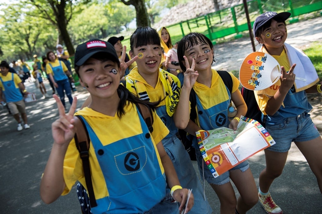 過去のミニオンズランの様子／画像提供：ミニオンズラン実行委員会