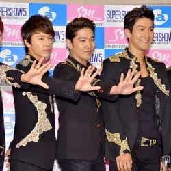 SUPER JUNIOR(左から:ウニョク、ドンヘ、カンイン、シウォン、キュヒョン)