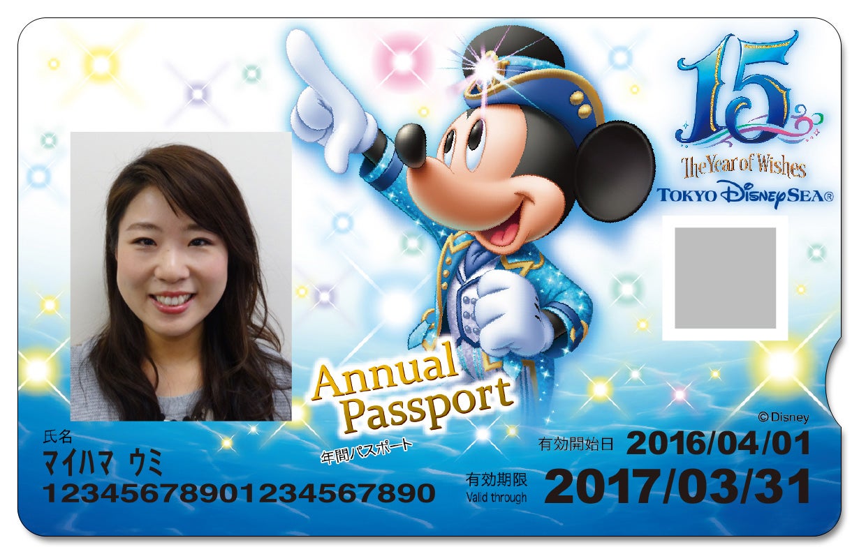 ディズニー 15周年パスポート-
