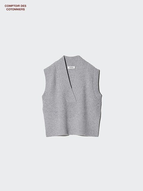 ユニクロ ラムVネックベスト ユニクロのラムVネックベスト