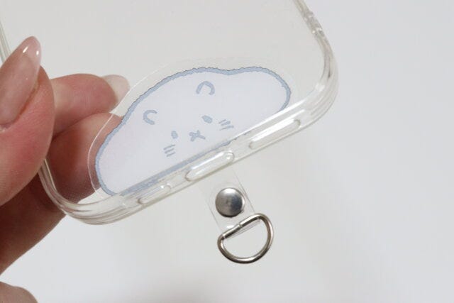 ダイソー　ストラップホールシート2P