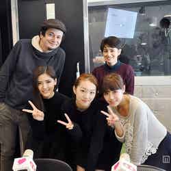 「JA全農 COUNTDOWN JAPAN」に初出演したFlower（前列左より）藤井萩花、重留真波、鷲尾伶菜