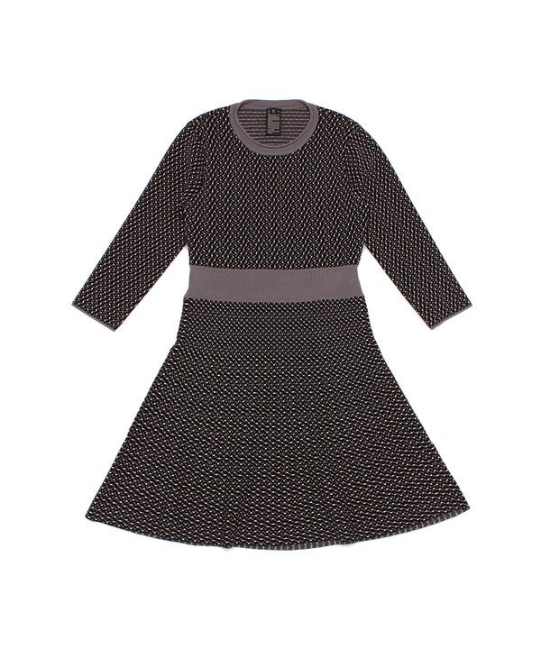 総柄ニットワンピース「Sov.」35,000円（税抜）／画像提供：DOUBLE STANDARD CLOTHING Night