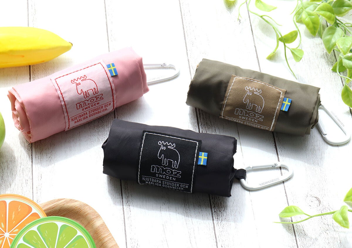 mozの新作エコバッグ付録めちゃレベル高い！大容量なのに軽くて手の平サイズに折りたためる！