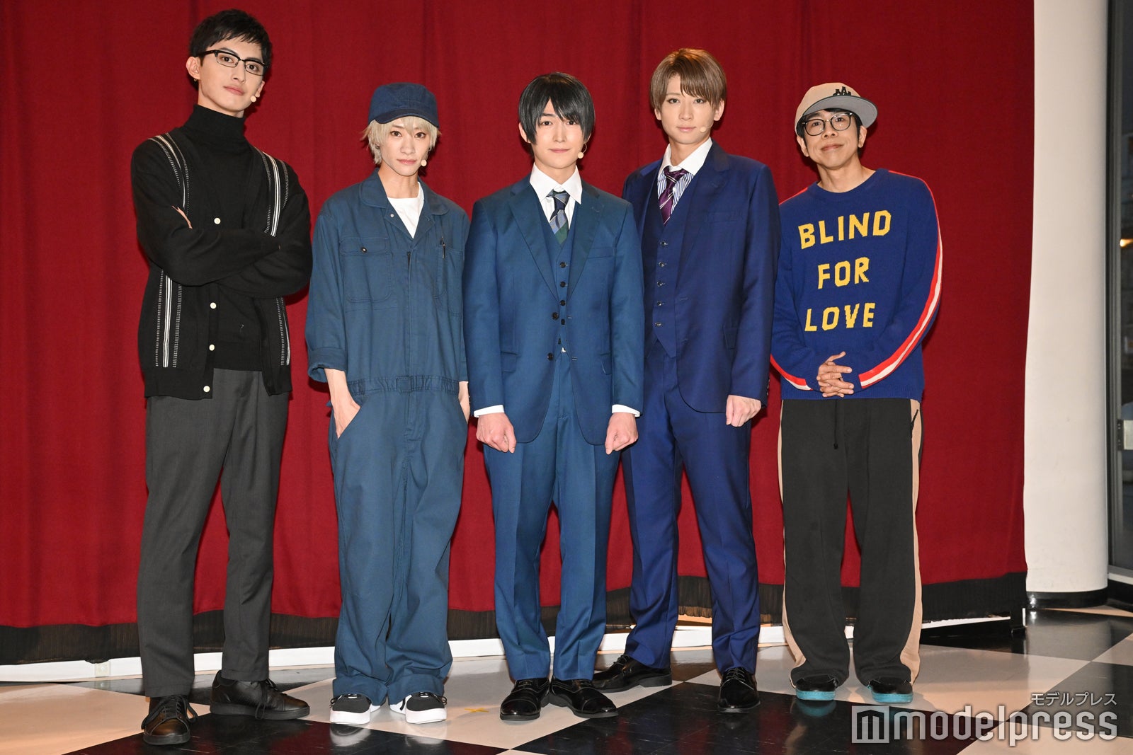 菊池修司、中山咲月、松田凌、荒牧慶彦、川尻恵太氏（C）モデルプレス