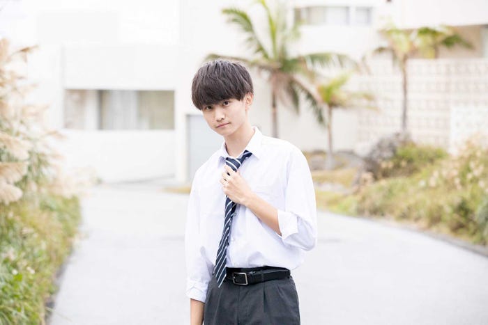 池田陽音(いけだ・はると)「今日、好きになりました。-赤い糸編-」(C)AbemaTV, Inc.