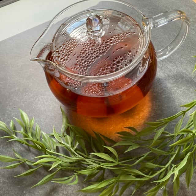 業務スーパーの冷凍ライチのライチティーアレンジ