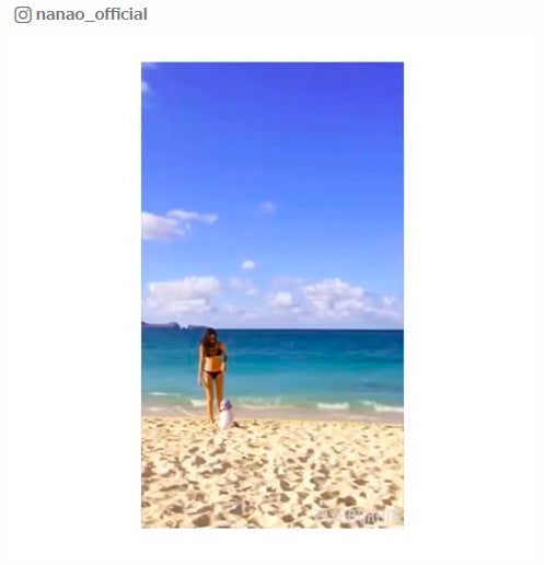 菜々緒、スラリ美脚＆美ヒップあらわなビキニ動画に「スタイル抜群」の声殺到