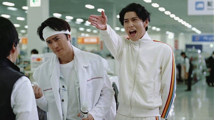 間宮祥太朗、賀来賢人/新CMより(提供写真)