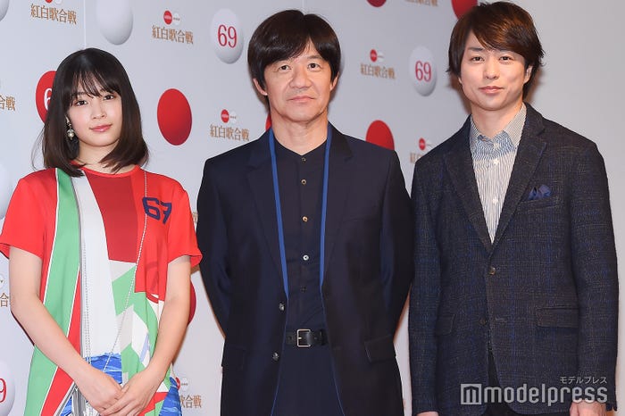 広瀬すず、内村光良、櫻井翔 (C)モデルプレス