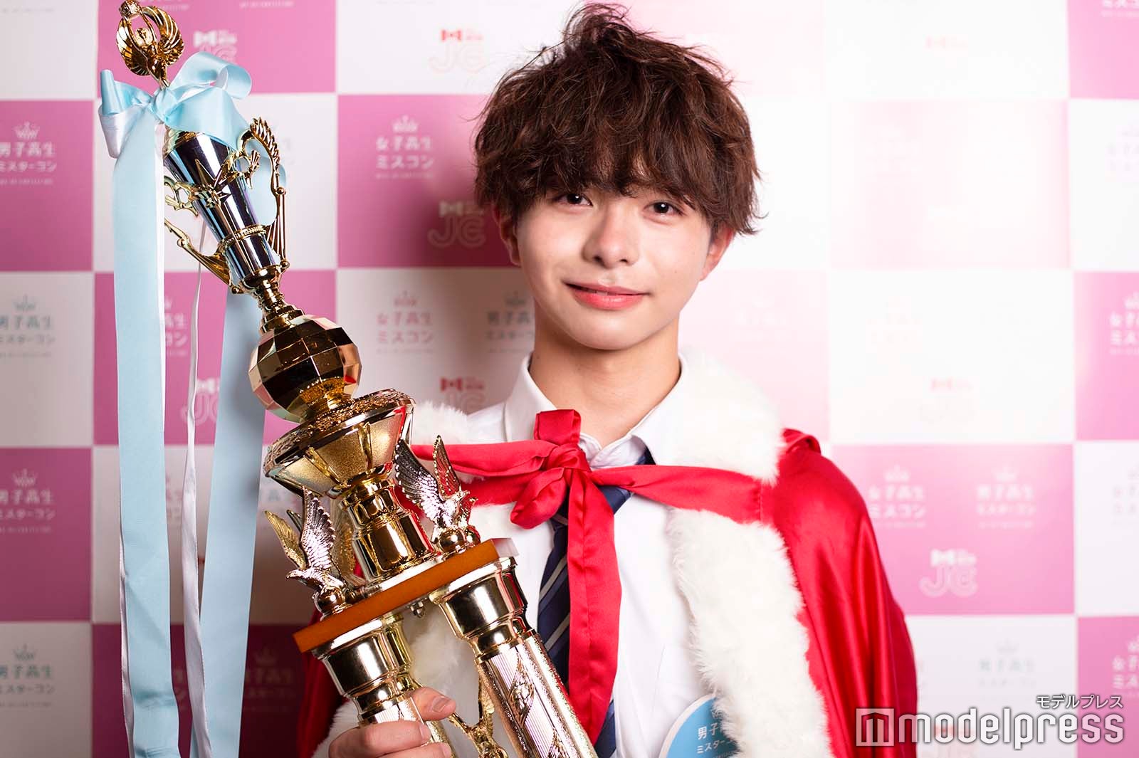 松本仁／男子高生ミスター出場時の様子（C）モデルプレス