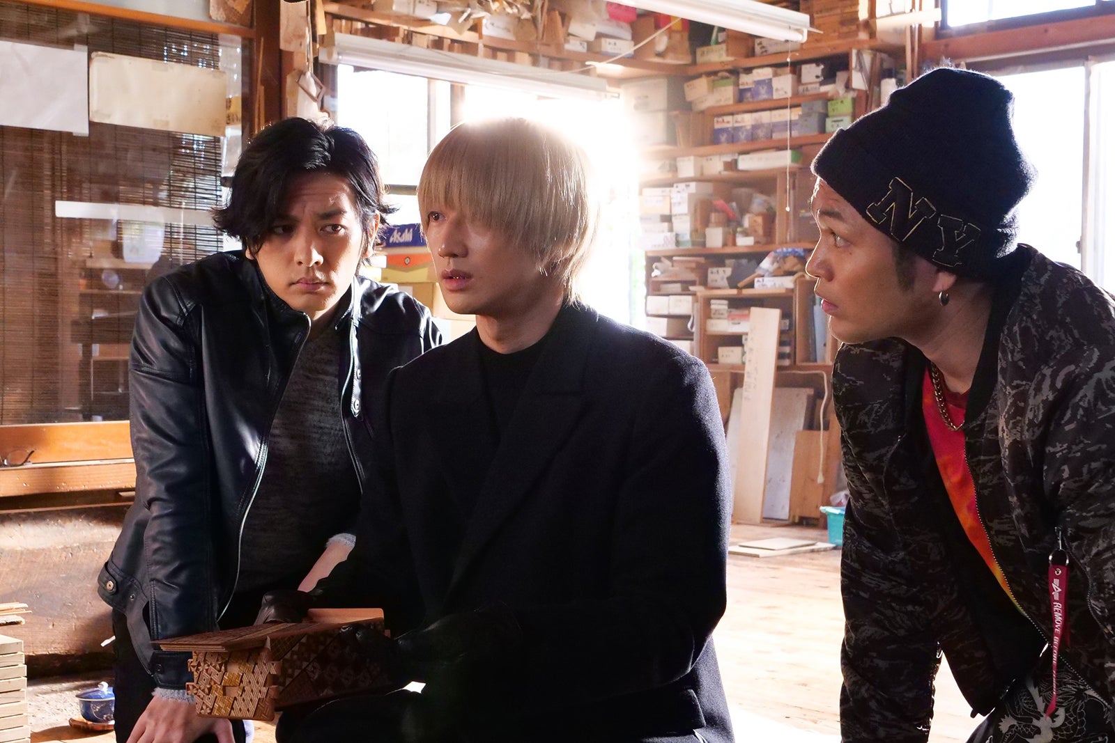 久保田悠来、永山瑛太、阿部亮平／「ミステリと言う勿れ」最終話より（C）田村由美／小学館 （C）フジテレビジョン