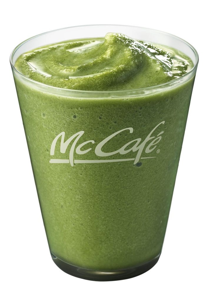 グリーンスムージー/画像提供:日本マクドナルド