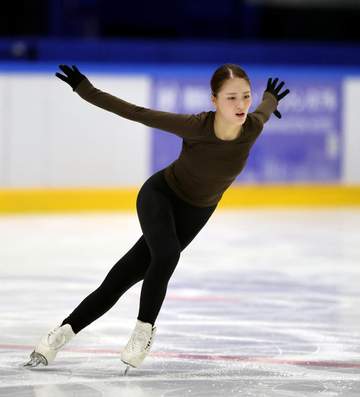 フィギュアスケート全日本ジュニア合宿が公開 上薗恋奈はジュニアグランプリ4位以内へ表現力磨く