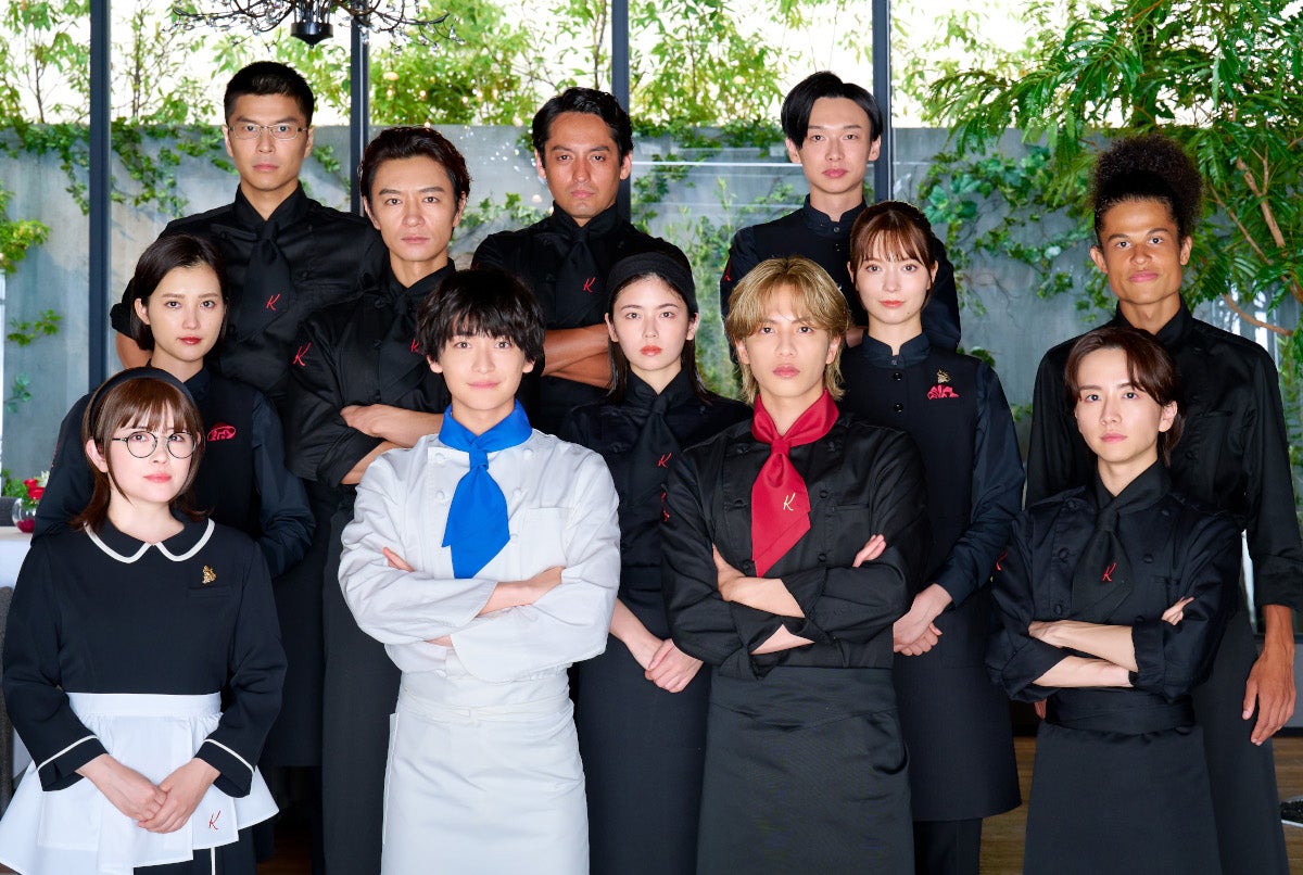 （前列左から）宮澤エマ、高橋文哉、志尊淳、板垣李光人（中列左から）井頭愛海、細田善彦、小芝風花、八木アリサ、ジュア（後列左から）朝井大智、フェルナンデス直行、木田佳介（C）TBS