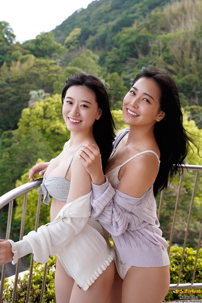 上西怜、白間美瑠(C)佐藤佑一/ヤンマガWeb