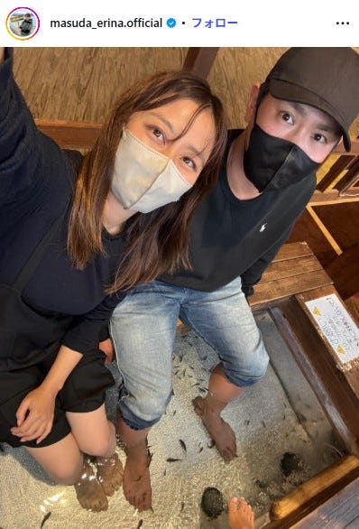 枡田絵理奈アナウンサーInstagramより