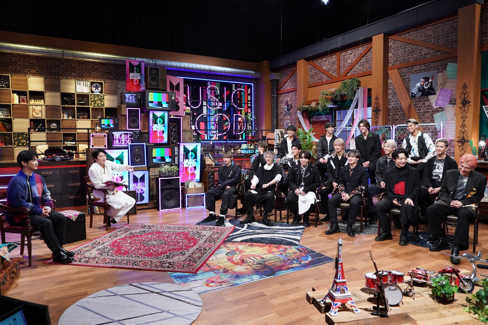 （左から）千葉雄大、田中圭、SKY-HIら「BMSG」（C）日本テレビ