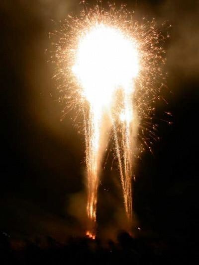 岩室温泉まつり仕掛け小型花火大会／画像提供：新潟市