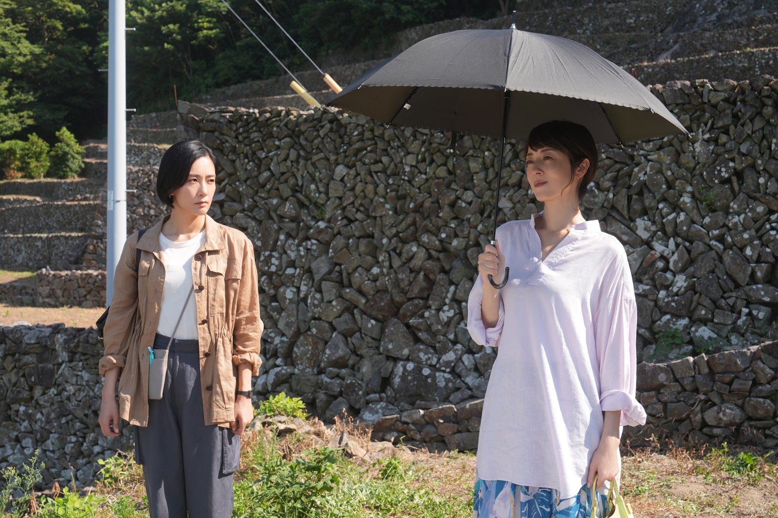 水川あさみ、高岡早紀「笑うマトリョーシカ」第9話より（C）TBS