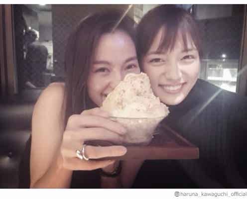 川口春奈&中村アンが密着2ショット 美人“姉妹”に反響