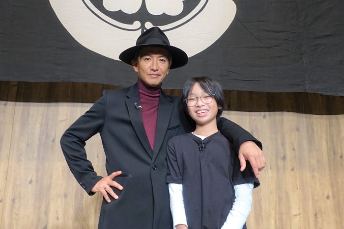 木村拓哉、栗原響大くん (C)テレビ朝日