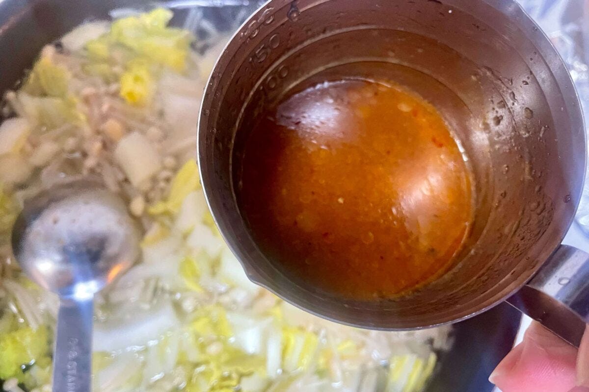 えのき＆白菜のふわとろスープ