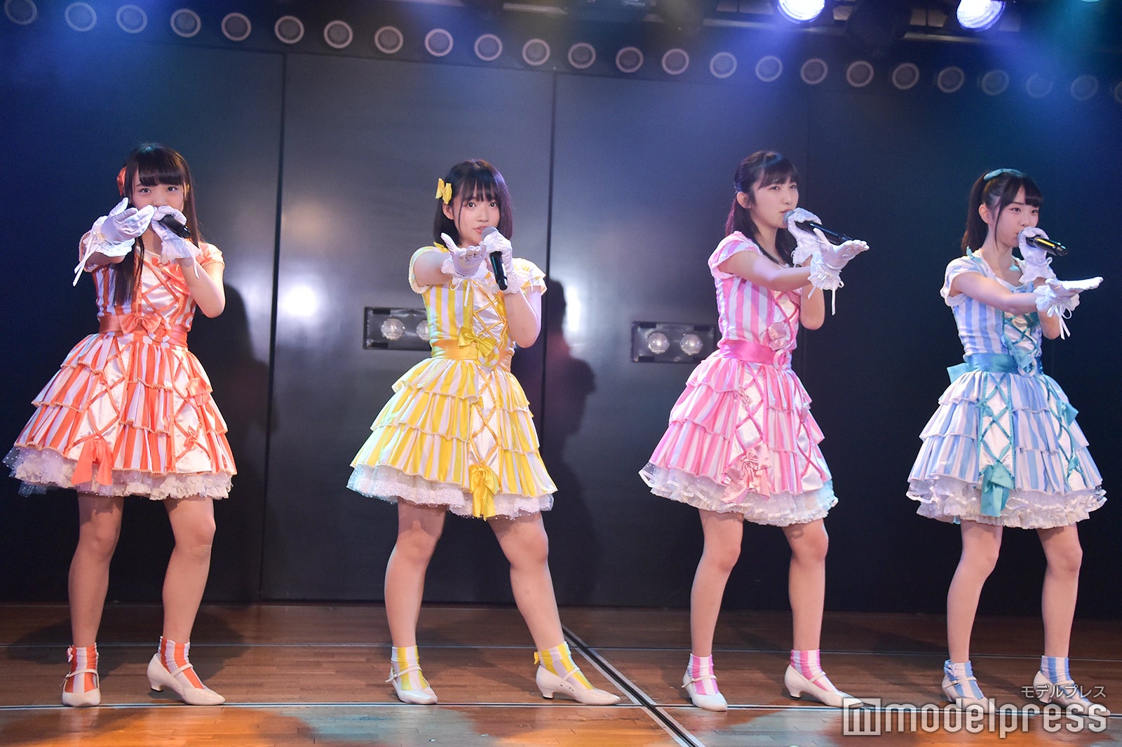 勝又彩央里、 矢作萌夏、長友彩海、岡田梨奈／AKB48込山チームK「RESET」公演（C）モデルプレス