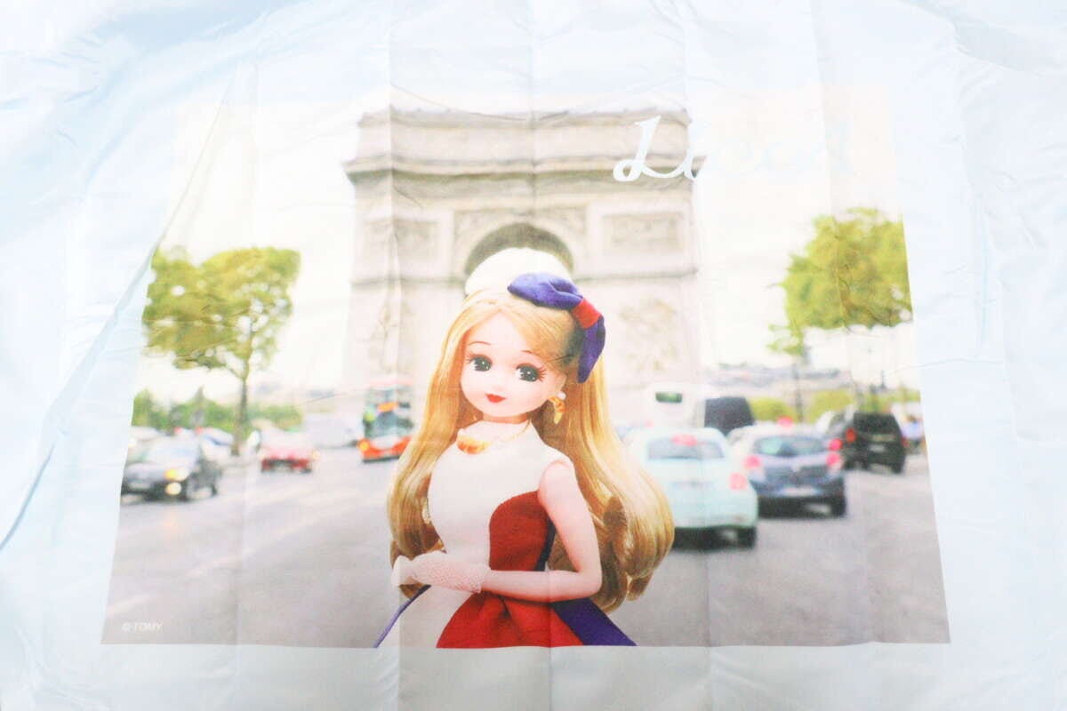 チャーム付エコバッグ、ボストン風、BL（リカちゃん）　デザイン