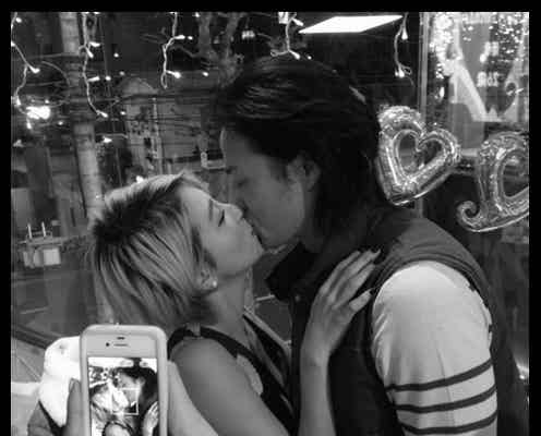 山本優希、熱烈キスショット公開