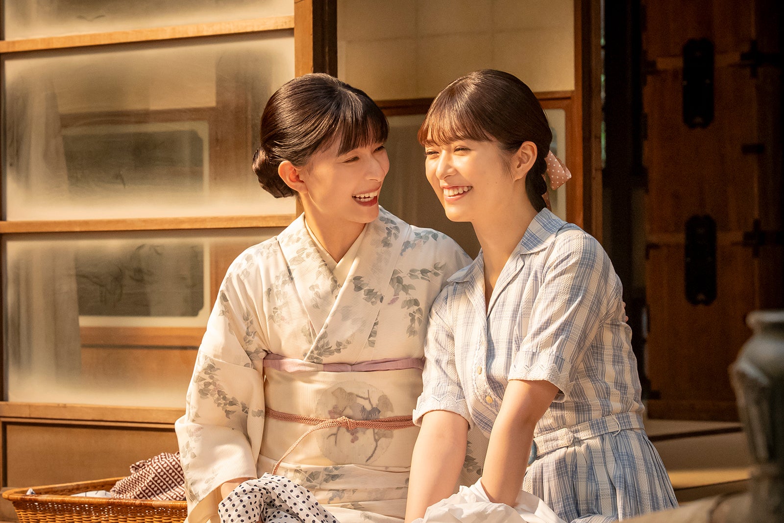 【波うららかに、めおと日和 第2話】ふゆ子（小川彩）、姉・なつ美（芳根京子）の元へ家出 準太郎（小宮璃央）の出征を打ち明ける